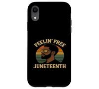 Arte afrovintage Feelin' Free Juneteenth Carcasa para iPhone XR