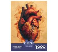 Arte anatómico del corazón 1000 Piezas Adultos Puzzle Niños Regalo DecoracióN Familiar Creativo Regalo 52x38cm/1000pcs