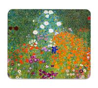 Arte Bauerngarten De Gustav Ilustraciones Culturales Históricas Bellas Artes Escénicas Tradicionales Alfombrilla De Ratón Portátil Alfombrillas De Mouse Pequeña Alfombrilla para Ratón 25X30Cm