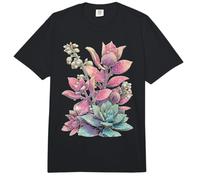 Arte Bloomcore para Amantes de Las Plantas de Crassula Botanical House en Colores Pastel Comfort Colors Adult Heavyweight T-Shirt