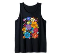 Arte Bohemio Hippie del Poder de la Flor del Arco Iris Camiseta sin Mangas