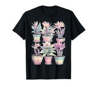 Arte botánico estético Pastel Amante de Las Plantas Bird of Paradise Camiseta