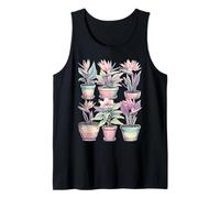 Arte botánico estético Pastel Amante de Las Plantas Bird of Paradise Camiseta sin Mangas