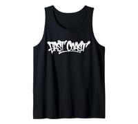 Arte Callejero con Grafiti de la Costa Este, Estilo a Mano, Recuerdo Estadounidense Camiseta sin Mangas