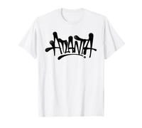 Arte Callejero de Atlanta Graffiti City, Estilo a Mano, Recuerdo de Georgia Camiseta