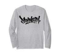 Arte Callejero de Birmingham Graffiti City, Estilo a Mano, Recuerdo del Reino Unido Manga Larga