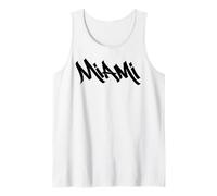 Arte Callejero de Miami Graffiti City, Estilo a Mano, Recuerdo Estadounidense Camiseta sin Mangas