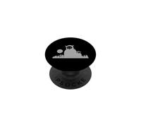 Arte Callejero de Skyline Monster PopSockets PopGrip Adhesivo