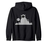 Arte Callejero de Skyline Monster Sudadera con Capucha