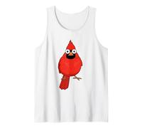 Arte Cardenal Rojo de pie Divertido Camiseta sin Mangas