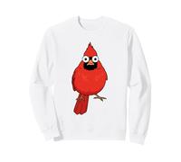 Arte Cardenal Rojo de pie Divertido Sudadera