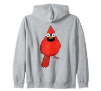 Arte Cardenal Rojo de pie Divertido Sudadera con Capucha