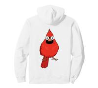 Arte Cardenal Rojo de pie Divertido Sudadera con Capucha