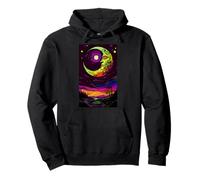Arte Celestial de la Luna Sudadera con Capucha