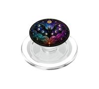 Arte Celestial gótico de la Fase Lunar del murciélago PopSockets PopGrip para MagSafe