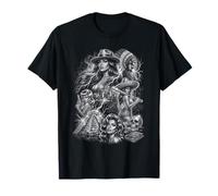 Arte Chicano Lowrider Cultura Pirámide Azteca Costa Oeste Camiseta