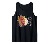 Arte Ciencias Cerebro Creatividad Steam Artista Profesor Diseño Camiseta sin Mangas