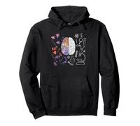 Arte Ciencias Cerebro Creatividad Steam Artista Profesor Diseño Sudadera con Capucha