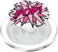 Arte cómico Pop Rosa Moderno Divertido diseño Retro PopSockets PopGrip para MagSafe