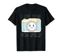 Arte con cámara «I Love To See You Smile» Camiseta
