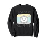 Arte con cámara «I Love To See You Smile» Sudadera
