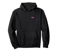 Arte con cápsulas Azules y Rojas de Placebo Sudadera con Capucha