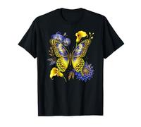 Arte con Estampado Bohemio, Mariposa, orquídea, Calla, Floral y Leopardo Camiseta
