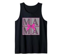 Arte con estampado de leopardo Mama Pink Bow Camiseta sin Mangas