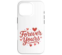 Arte con Letras Forever Yours Heart Carcasa para iPhone 16 Pro
