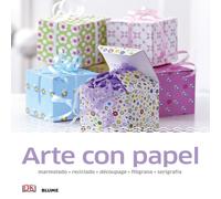 Arte con papel marmolado, reciclado, découpage, filigrana, serigrafía