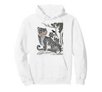 Arte Coreano Tigre y urraca Vintage Coreano Minhwa Sudadera con Capucha