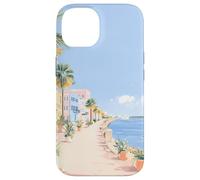 Arte costero Pastel del Paseo SC Battery Promenade, A Charleston Carcasa para iPhone 14