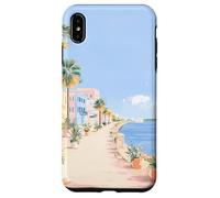 Arte costero Pastel del Paseo SC Battery Promenade, A Charleston Carcasa para iPhone XS MAX