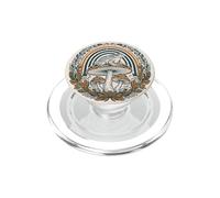 Arte Cottagecore del Bosque de Setas de Rana Vintage PopSockets PopGrip para MagSafe