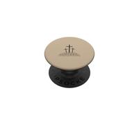 Arte Cristiano de la salvación de Las Tres Cruces PopSockets PopGrip Adhesivo