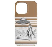 Arte Cruzado de Ciencia ficción Cowboy UFO Western Carcasa para iPhone 14 Pro MAX