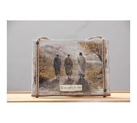 Arte Cuadro Madera Jesús - Tienda Iesu Communio - Tú nos explicas la vida Pequeña Respotería - Pastas Artesanas - Artesanía - Papelería - Flores Preservadas - Regalo (A, Arte)