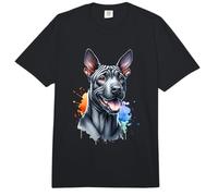 Arte de Acuarela de Perro tailandés Ridgeback Comfort Colors Adult Heavyweight T-Shirt