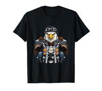 Arte de American Biker Eagle Freedom Rider Camiseta