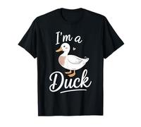 Arte de animales de granja lindo soy un pato Camiseta