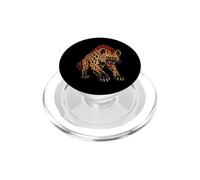 Arte de Animales Salvajes Estilo Tatuaje Tradicional hiena manchada PopSockets PopGrip para MagSafe