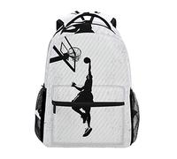 Arte De Baloncesto Mochila Escolar Impermeable Mochilas Escolares para Estudiante Adolescentes Niñas Niños