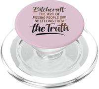 Arte de Bitchcraft de enojar a la Gente diciéndoles la Verdad PopSockets PopGrip para MagSafe