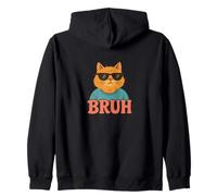 Arte de Bruh Cat Cool Bro Kitty Cats Sudadera con Capucha