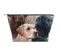 Arte De Cachorro De Perro Labrador Retriever, Bolsa de artículos de tocador Bolsa de Maquillaje Bolsa de cosméticos Bolsa de artículos de tocador de Viaje portátil