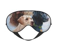 Arte De Cachorro De Perro Labrador Retriever, Cubreojos completos Antifaz bloqueador de luz Antifaz para dormir Antifaz suave con los ojos vendados Noche