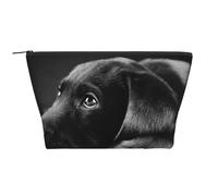 Arte De Cachorro Labrador Negro, Bolsa de artículos de tocador Bolsa de Maquillaje Bolsa de cosméticos Bolsa de artículos de tocador de Viaje portátil