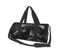 Arte De Cachorro Labrador Negro, Bolsa de Viaje de Gran Capacidad, Bolso Redondo, Bolsa de Viaje Deportiva, Bolsa de Mano, Bolsa de Fitness