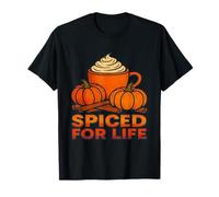 Arte de café de otoño con Especias para la Vida Camiseta