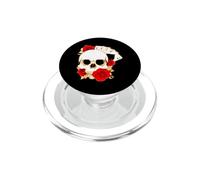 Arte de Cartas de Juego de póquer de Rosas de Calavera de Cuatro ases PopSockets PopGrip para MagSafe